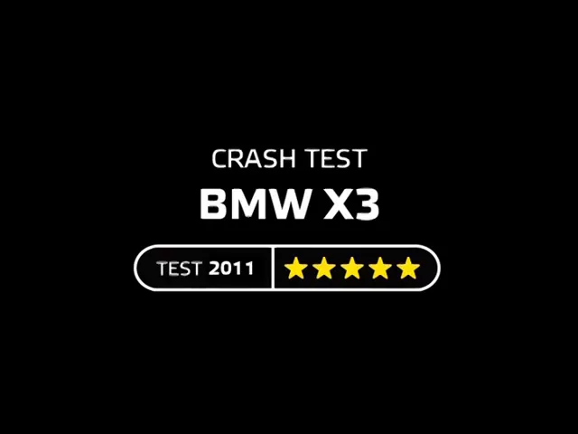 Crash Test BMW X3 _ 2011 _ Crash test